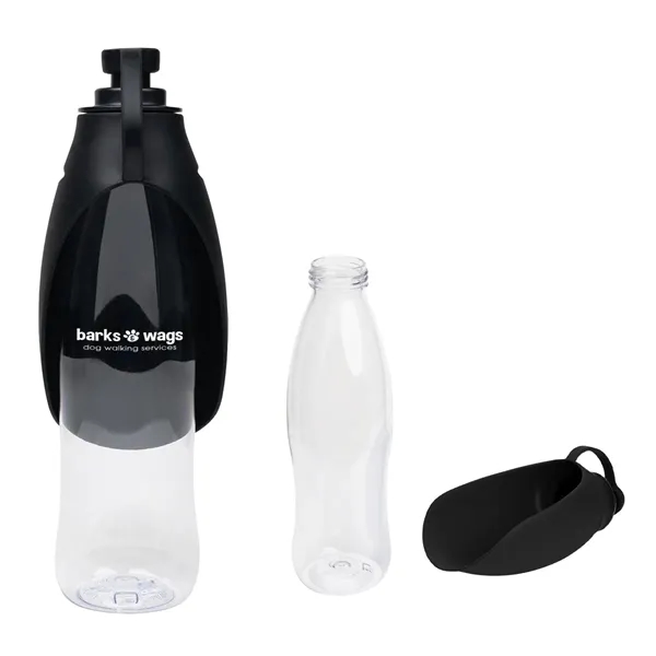 21 oz. water bottle and dispensing bowl for pets.... from ASI 61125 Hit Promotional Products / Hit®