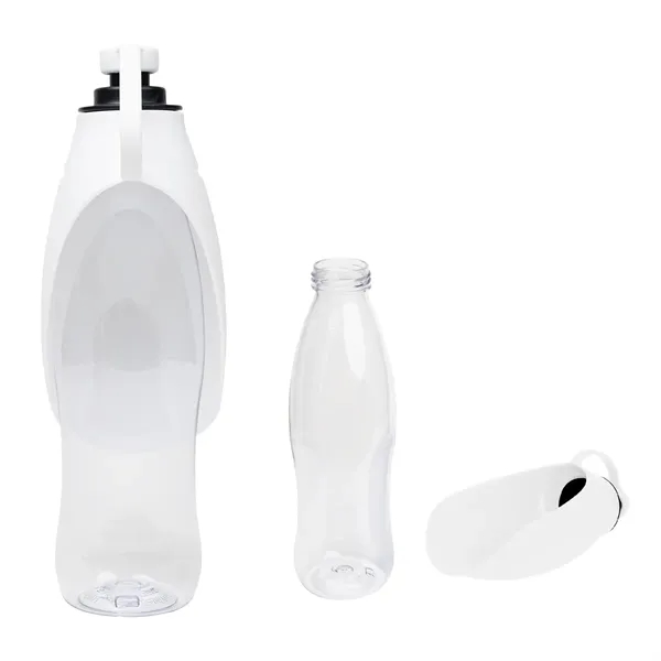 21 oz. water bottle and dispensing bowl for pets.... from ASI 61125 Hit Promotional Products / Hit®