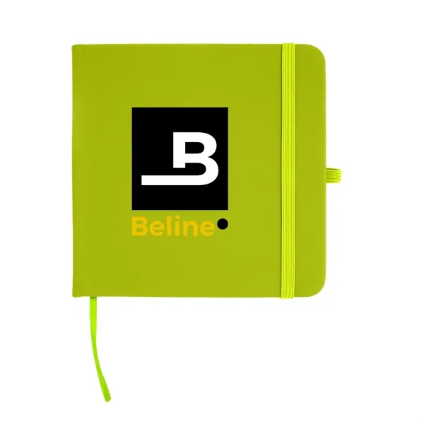 Journal with recycled PU cover, 80 lined pages, bookmark, strap closure... from ASI 61125 Hit Promotional Products / Hit®