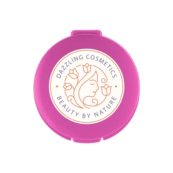 Vanilla flavored lip moisturizer in a round rABS case.... from ASI 61125 Hit Promotional Products / Hit®