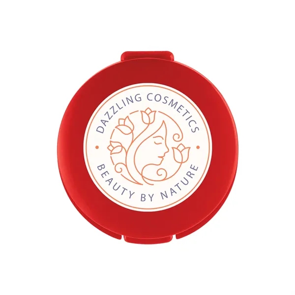 Vanilla flavored lip moisturizer in a round rABS case.... from ASI 61125 Hit Promotional Products / Hit®