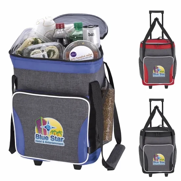 Koozie® Two-Tone Tailgate Rolling Cooler... from ASI 40480 Koozie Group