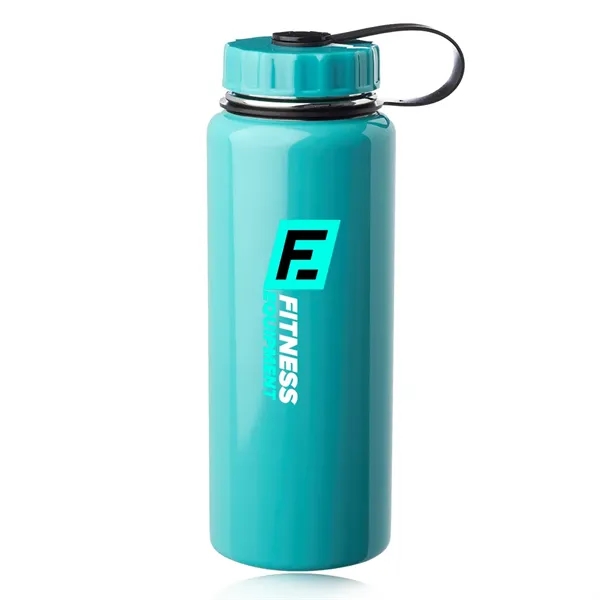 Stainless steel 34 oz. sports bottle with plastic lid.... from ASI 39552 BEL Promo