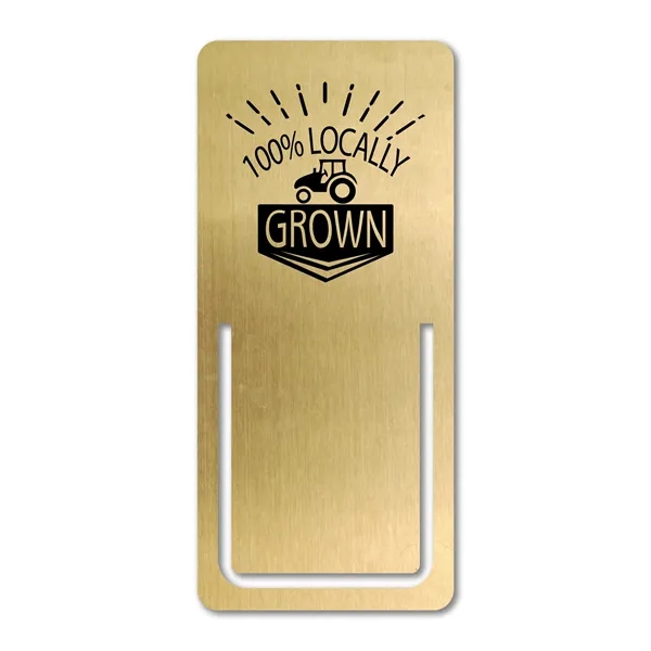 2.25" x 1.125" small rectangle bookmark available in .020" 4CP white... from ASI 53430 Executive Line / Executive Line®