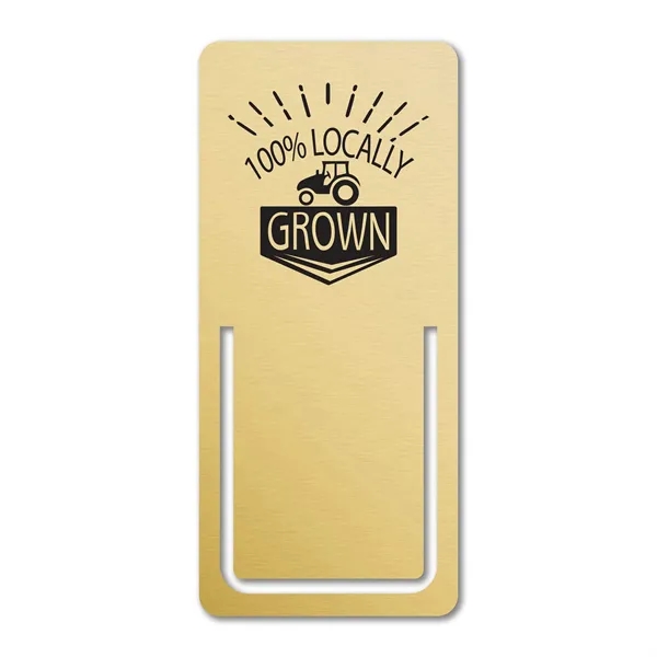 2.25" x 1.125" small rectangle bookmark available in .020" 4CP white... from ASI 53430 Executive Line / Executive Line®