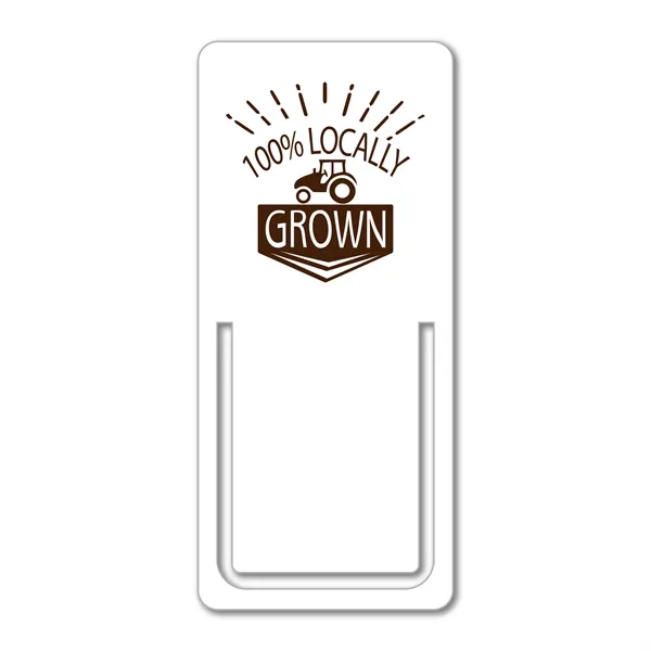 2.25" x 1.125" small rectangle bookmark available in .020" 4CP white... from ASI 53430 Executive Line / Executive Line®