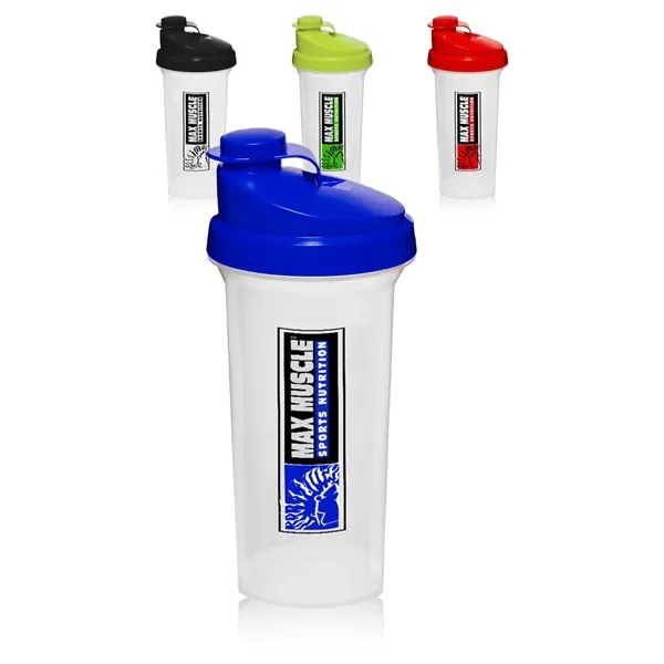 25 oz. Plastic Shaker Bottles, 25 oz/700 ml marker... from ASI 39552 BEL Promo