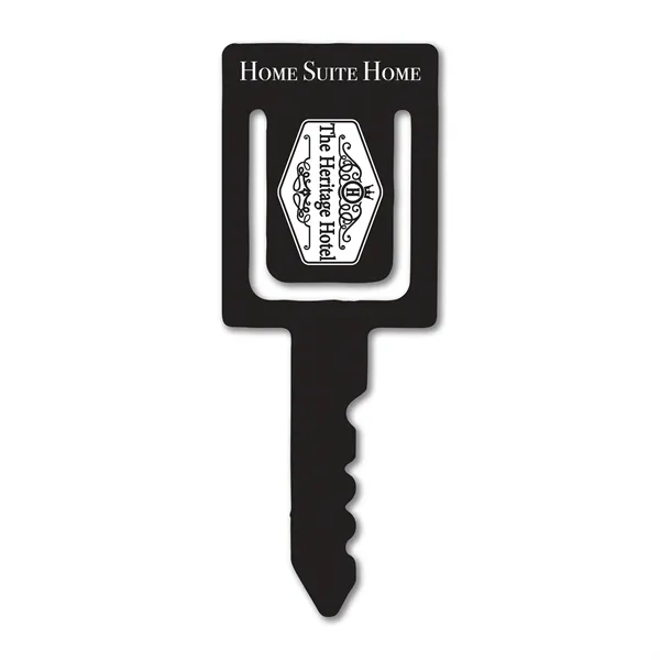 1.25" x 3.3125" Key bookmark available in .020" 4CP white flexible... from ASI 53430 Executive Line / Executive Line®