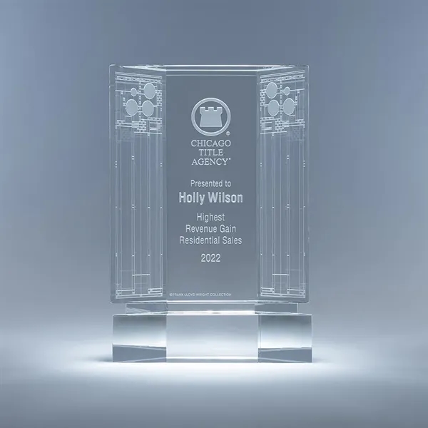 This beautiful award has been adapted from a Frank Lloyd Wright... from ASI 62985 J. Charles