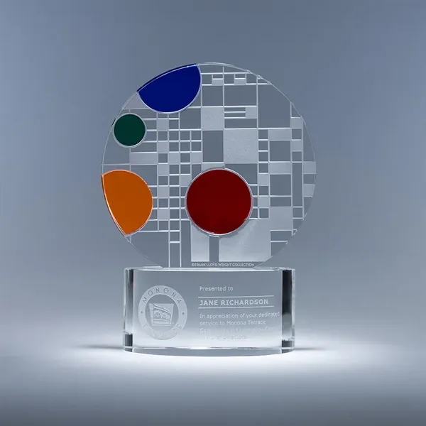 This beautiful award has been adapted from a Frank Lloyd Wright... from ASI 62985 J. Charles