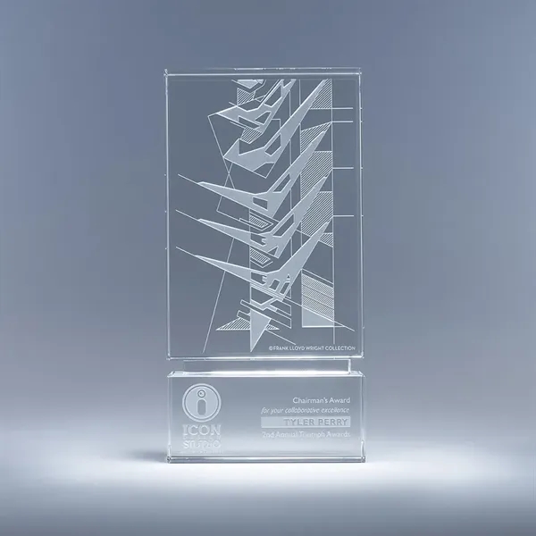 This beautiful award has been adapted from a Frank Lloyd Wright... from ASI 62985 J. Charles