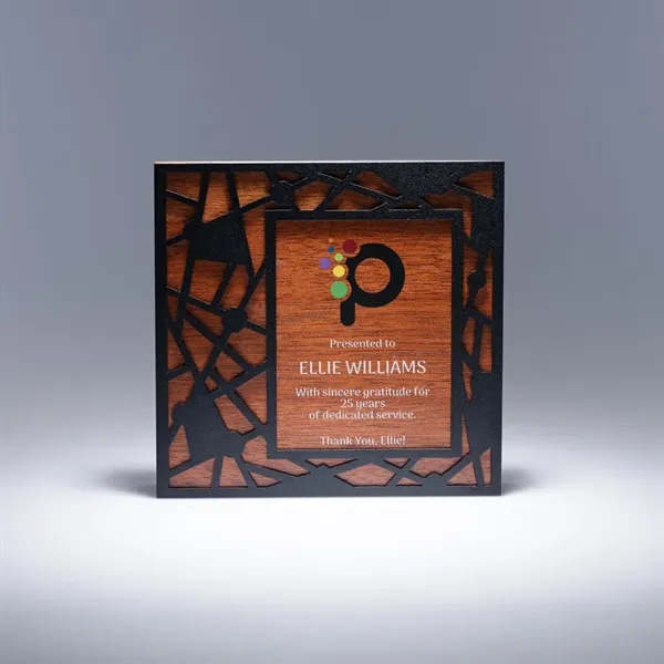 Opportunity pairs warm cherry walnut with sleek brushed steel for a... from ASI 62985 J. Charles