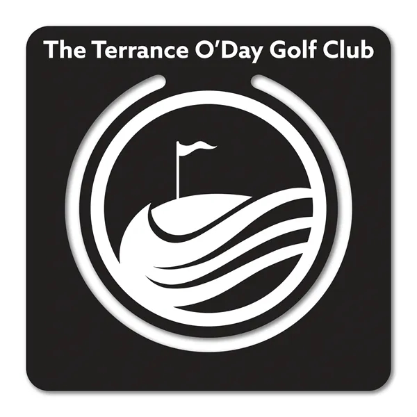 2" x 2" square bookmark available in .020" 4CP white flexible... from ASI 53430 Executive Line / Executive Line®