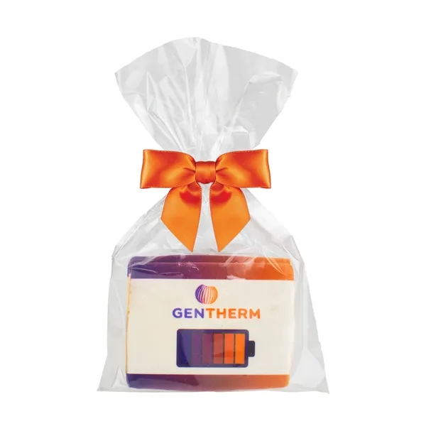 Shortbread cookies with a full-color edible imprint directly on the icing.... from ASI 71685 Midnite Snax®