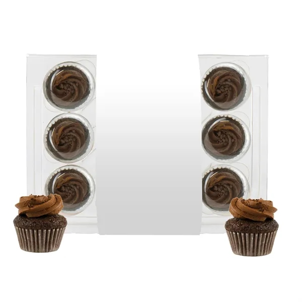 12 bite-size cupcakes packed in a container wrapper with a full... from ASI 71685 Midnite Snax®