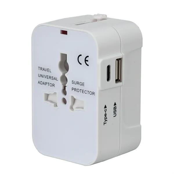 International Travel Adapter with USB-A and USB-C Ports... from ASI 57655 STOPNGO Line