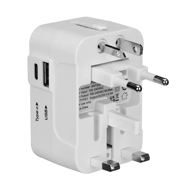 International Travel Adapter with USB-A and USB-C Ports... from ASI 57655 STOPNGO Line