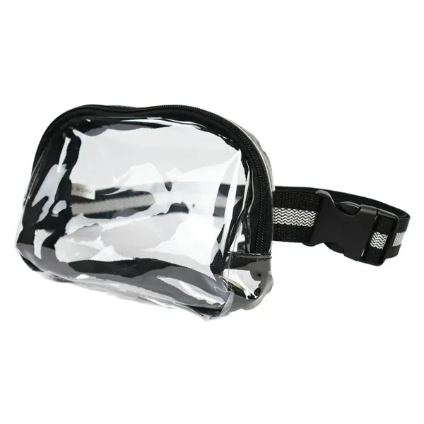 Clear stadium friendly TPU fanny pack with an adjustable poly-web waist... from ASI 57655 STOPNGO Line