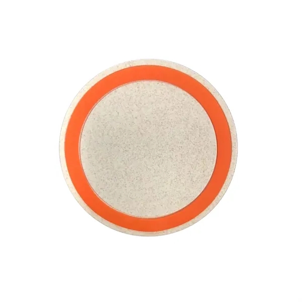 10W Wheat Straw Wireless Charging Pad Eco Friendly... from ASI 79535 Primetime / Primetime