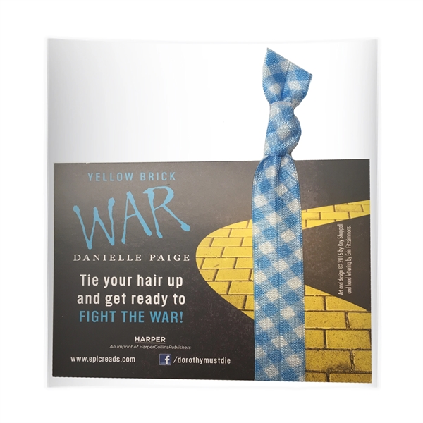 Hair Tie w/ Custom printed Backer Card - 1 Pack... from ASI 80127 Quashies, LLC