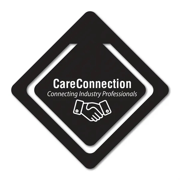 2" x 2" diamond bookmark available in .020" 4CP white flexible... from ASI 53430 Executive Line / Executive Line®