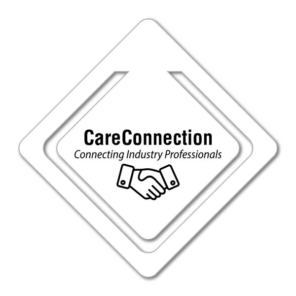 2" x 2" diamond bookmark available in .020" 4CP white flexible... from ASI 53430 Executive Line / Executive Line®