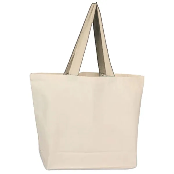 19" x 14" x 4" cotton canvas tote bag with 22"... from ASI 39552 BEL Promo