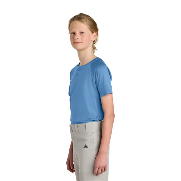 Sport-Tek Youth PosiCharge Competitor 2-Button Henley... from ASI 84863 SanMar