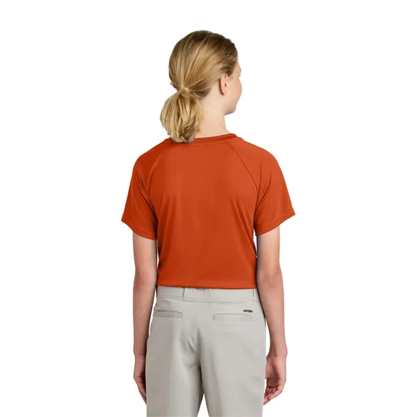 Sport-Tek Youth PosiCharge Competitor 2-Button Henley... from ASI 84863 SanMar