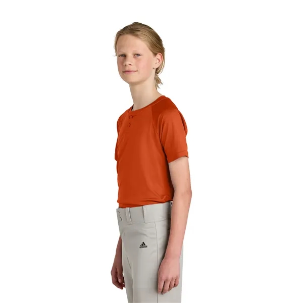 Sport-Tek Youth PosiCharge Competitor 2-Button Henley... from ASI 84863 SanMar
