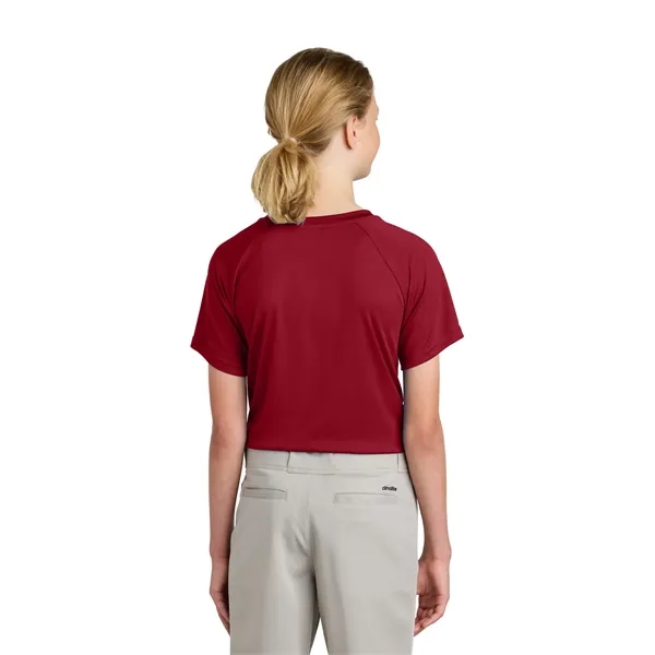 Sport-Tek Youth PosiCharge Competitor 2-Button Henley... from ASI 84863 SanMar