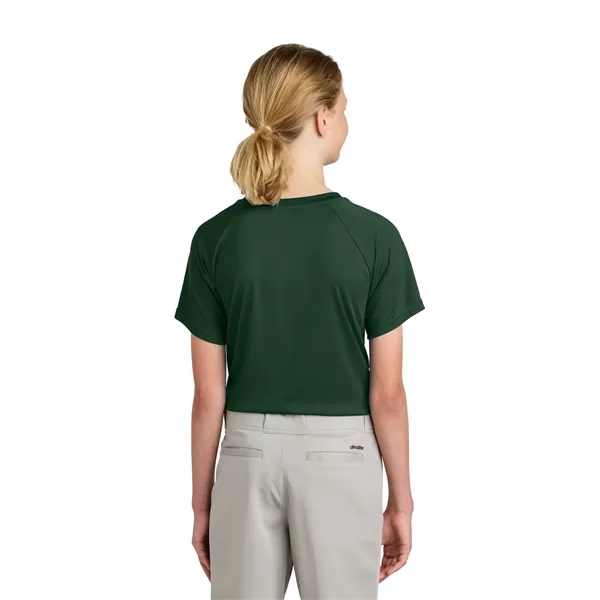 Sport-Tek Youth PosiCharge Competitor 2-Button Henley... from ASI 84863 SanMar