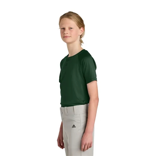 Sport-Tek Youth PosiCharge Competitor 2-Button Henley... from ASI 84863 SanMar