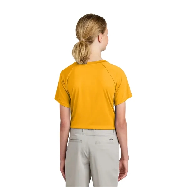 Sport-Tek Youth PosiCharge Competitor 2-Button Henley... from ASI 84863 SanMar