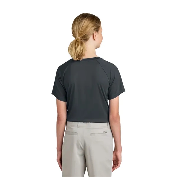 Sport-Tek Youth PosiCharge Competitor 2-Button Henley... from ASI 84863 SanMar