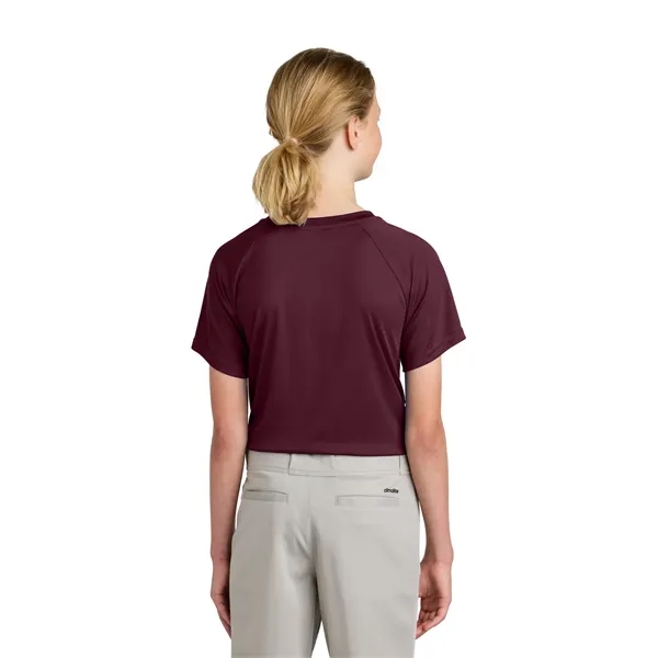 Sport-Tek Youth PosiCharge Competitor 2-Button Henley... from ASI 84863 SanMar