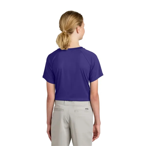 Sport-Tek Youth PosiCharge Competitor 2-Button Henley... from ASI 84863 SanMar