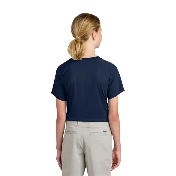 Sport-Tek Youth PosiCharge Competitor 2-Button Henley... from ASI 84863 SanMar