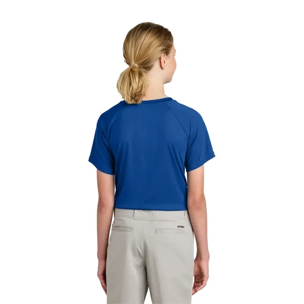 Sport-Tek Youth PosiCharge Competitor 2-Button Henley... from ASI 84863 SanMar