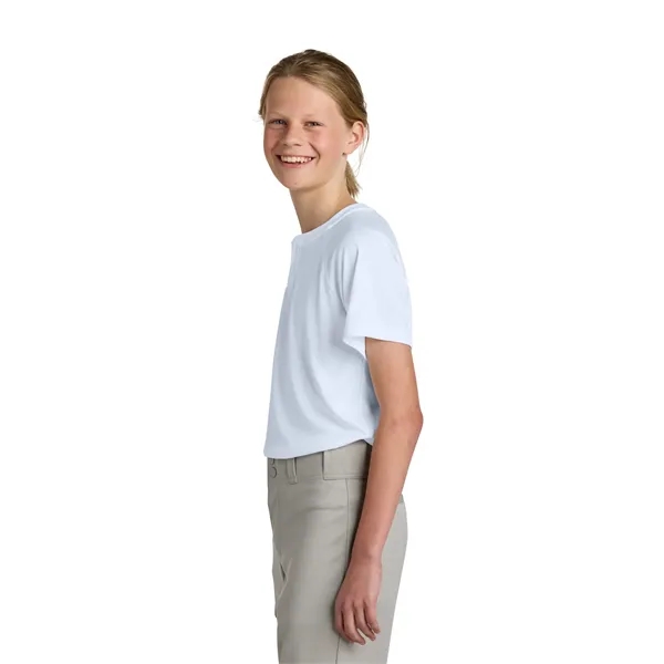 Sport-Tek Youth PosiCharge Competitor 2-Button Henley... from ASI 84863 SanMar