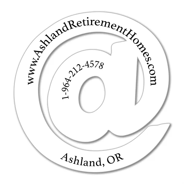 2.1875" diameter At Sign bookmark available in .020" 4CP white flexible... from ASI 53430 Executive Line / Executive Line®