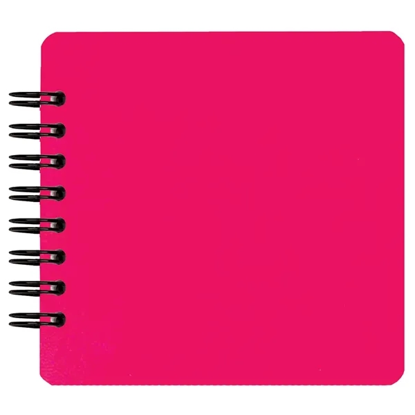 3 11/16" x 3 11/16" square poly journal with 50 sheets... from ASI 50873 Drum-Line / Drum-line Inc