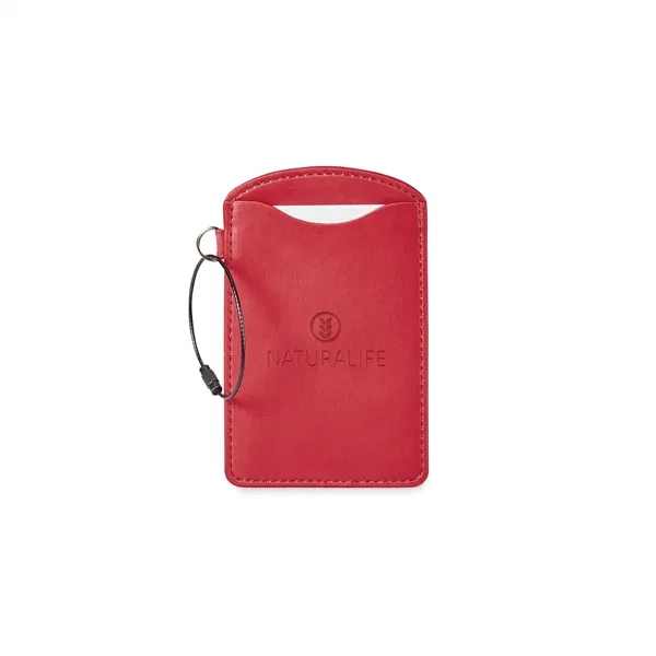 Enter our stylish Donald vinyl luggage tag with its wide window... from ASI 88660 Spector & Co.