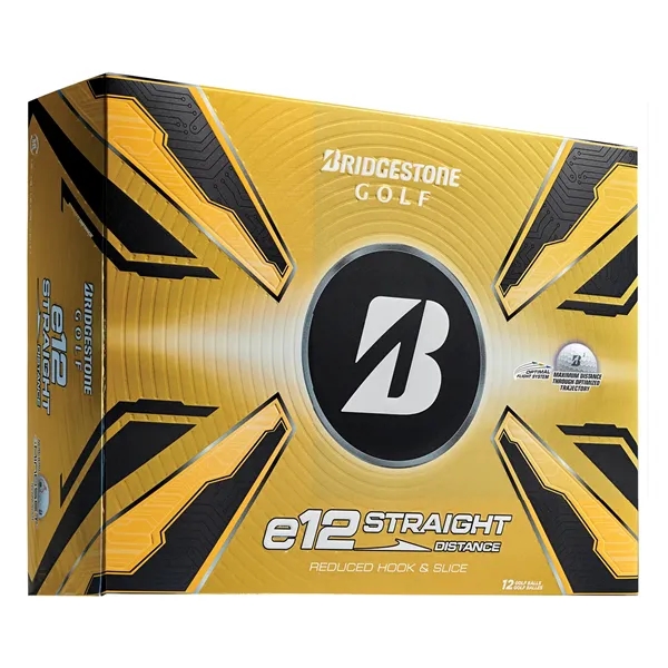 Bridgestone e12 Straight golf balls; Box contains 12 white balls and... from ASI 38120 Ball Pro / Diversified Quality Kitchenware