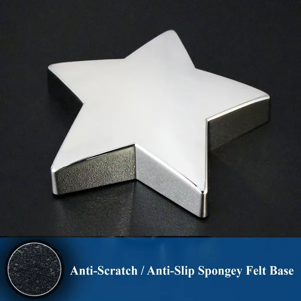 Silver, star shape paperweight.... from ASI 73010 Natico Originals Inc / Natico Originals