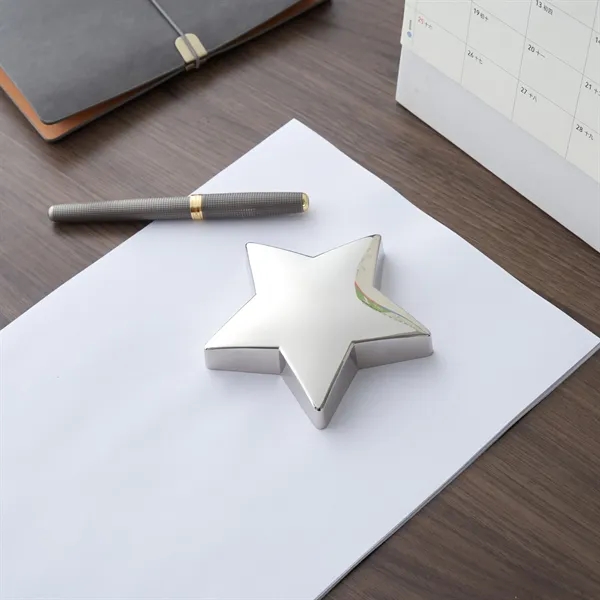 Silver, star shape paperweight.... from ASI 73010 Natico Originals Inc / Natico Originals