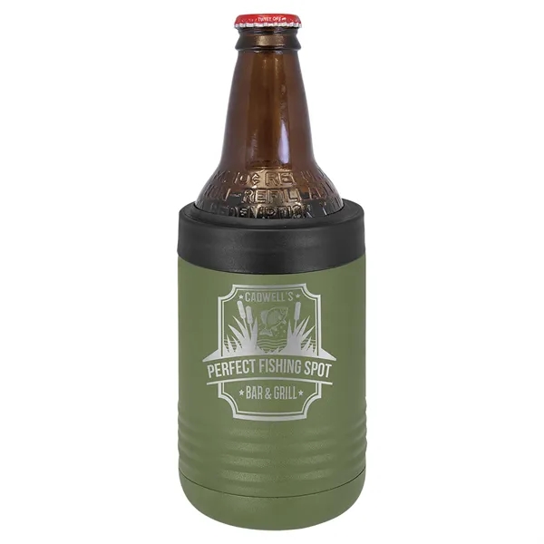 Stainless steel, double walled insulated Can or Bottle Holder - standard... from ASI 38195 Overnightline