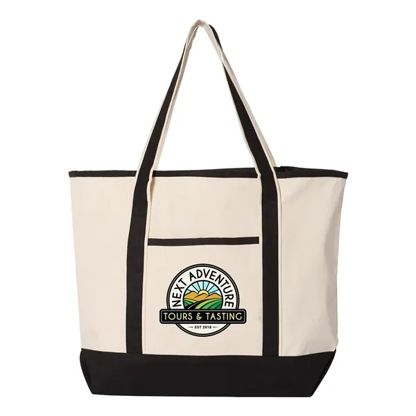 Q-Tees 34.6L Large Canvas Deluxe Tote... from ASI 30208 A P Specialties / AP Specialties
