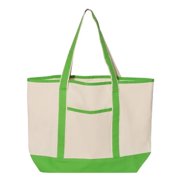 Q-Tees 34.6L Large Canvas Deluxe Tote... from ASI 30208 A P Specialties / AP Specialties