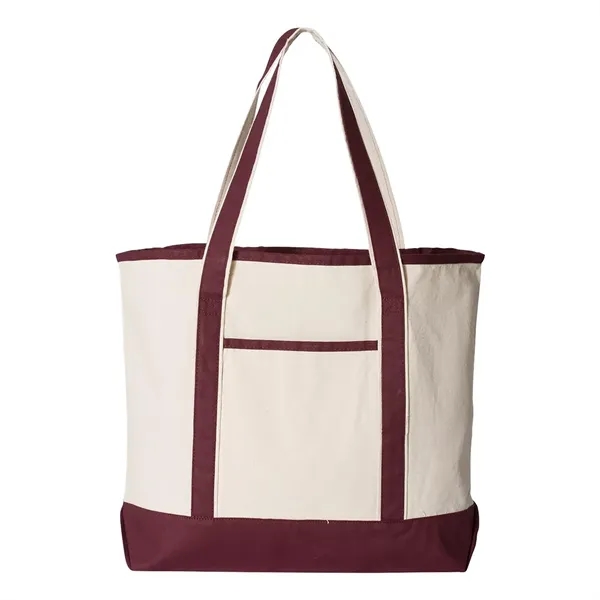 Q-Tees 34.6L Large Canvas Deluxe Tote... from ASI 30208 A P Specialties / AP Specialties